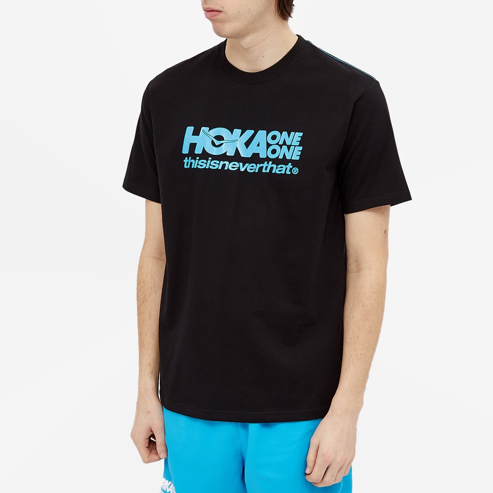 Hoka One One Thisisneverthat X - Women Tee - Black,Australia MTE-032478